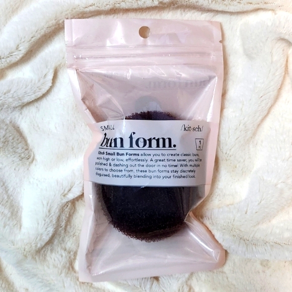 🆓️ W/ $35 Purchase! KITSCH Small Bun Form - Brown ~ NWT - Picture 2 of 5